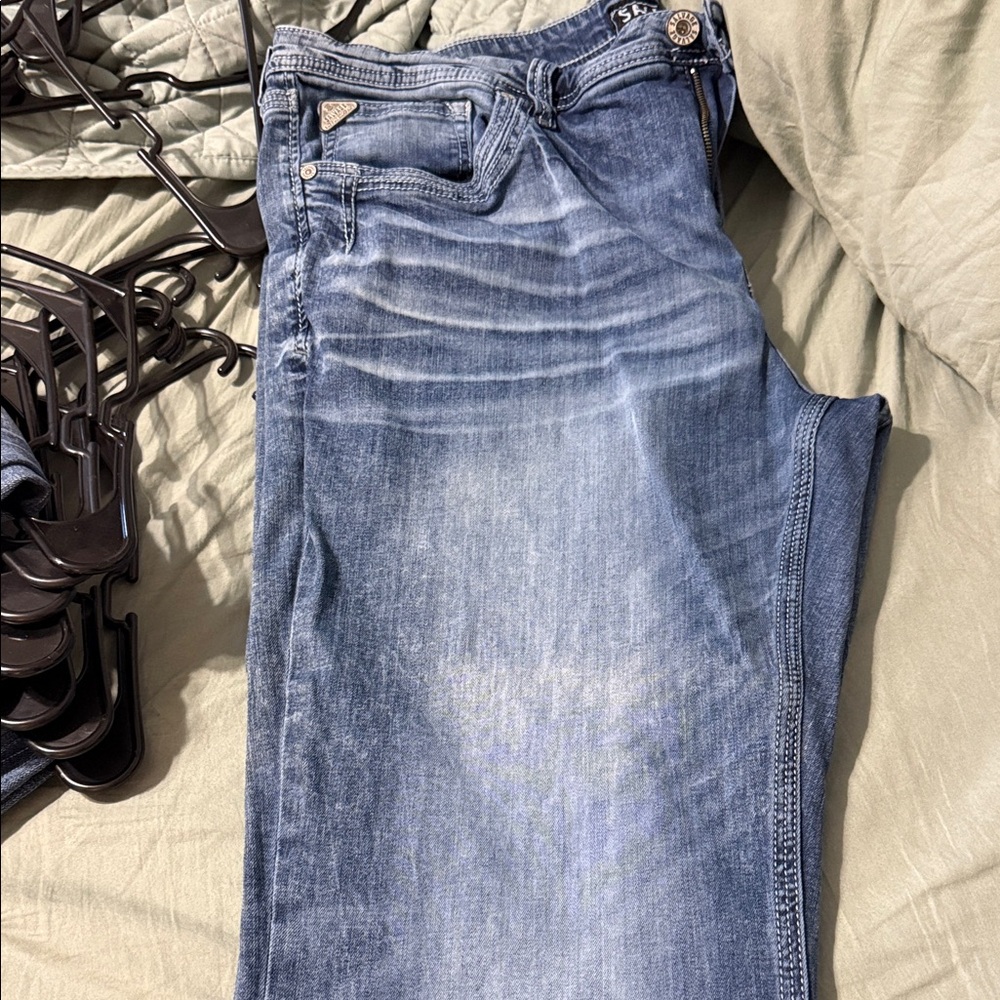 Silver Jeans Men's Light Blue Straight Jeans